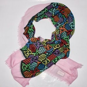 gucci psychedelic scarf